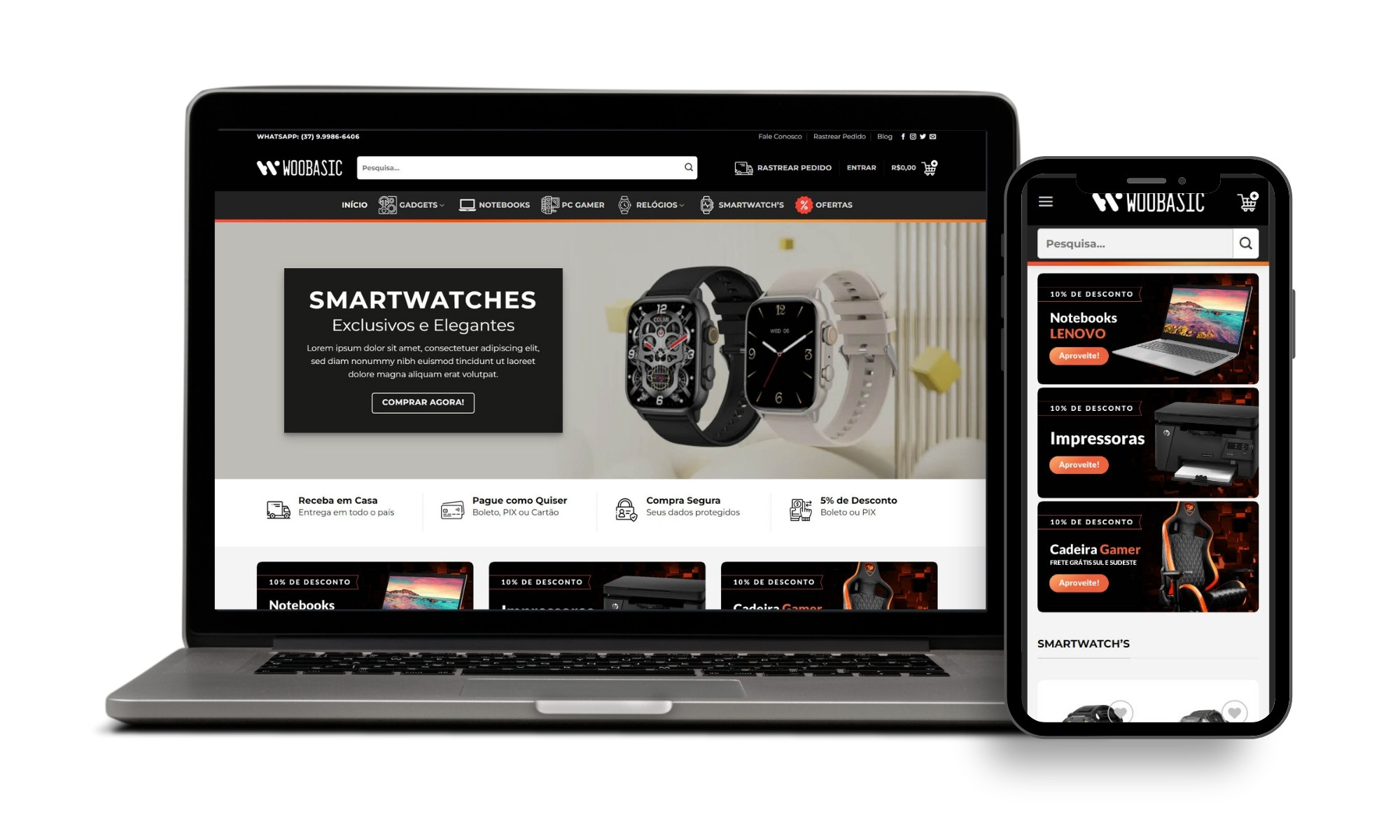 Loja Virtual Pronta E-commerce Basic Store para Woocommerce 1 Loja Virtual Pronta E-commerce Basic Store para Woocommerce