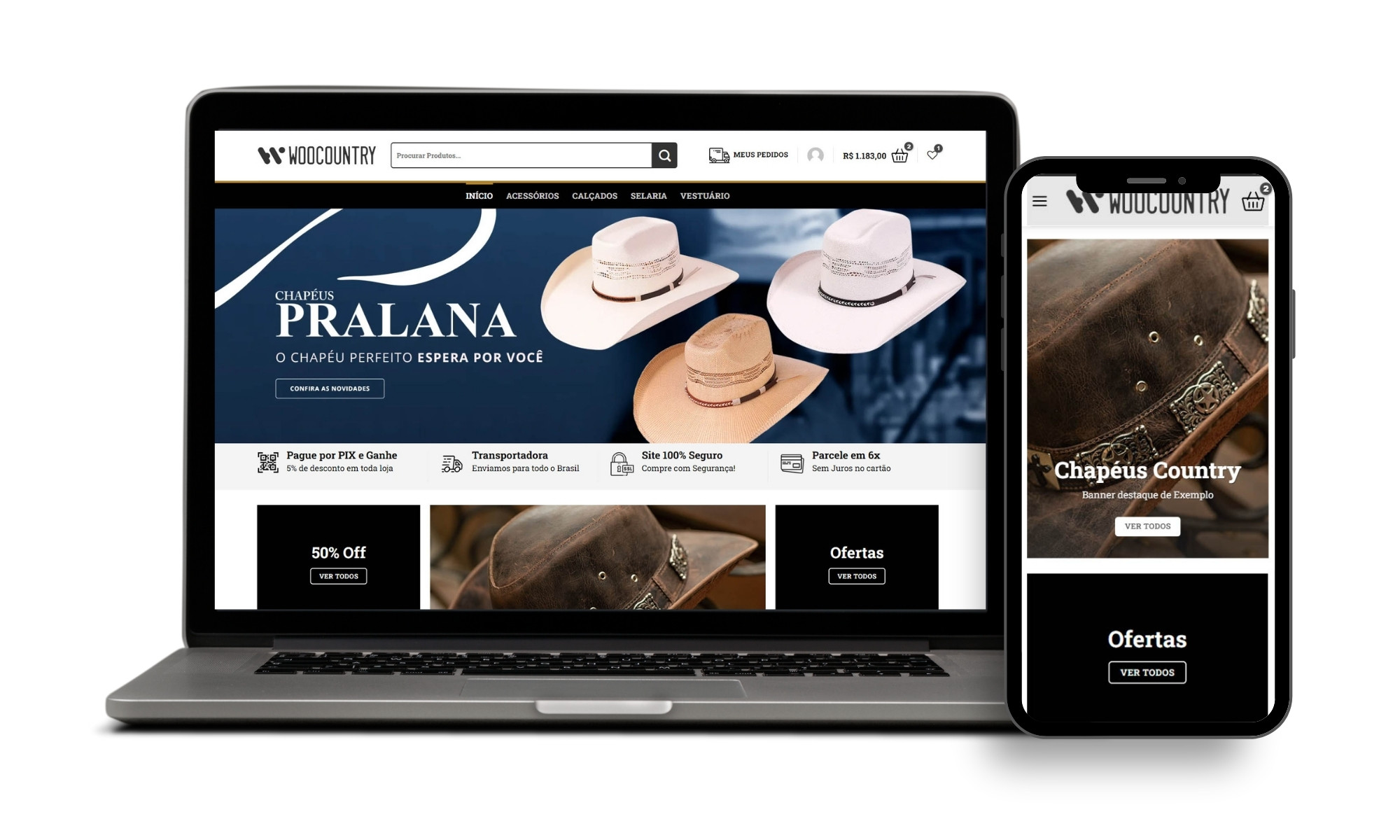 Loja Virtual Pronta de Moda Country e Calçados 1 Loja Virtual Pronta de Moda Country e Calçados