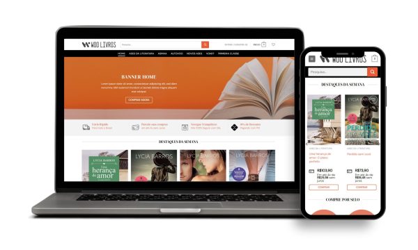 Loja Virtual Pronta para Livraria e Papelaria