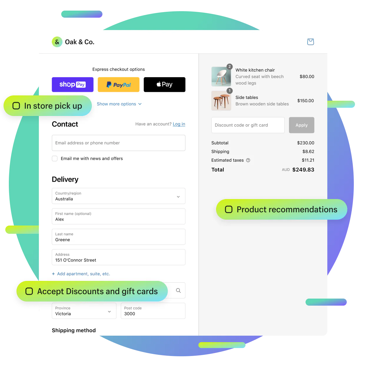 Checkout Profissional, Configurações e Integrações