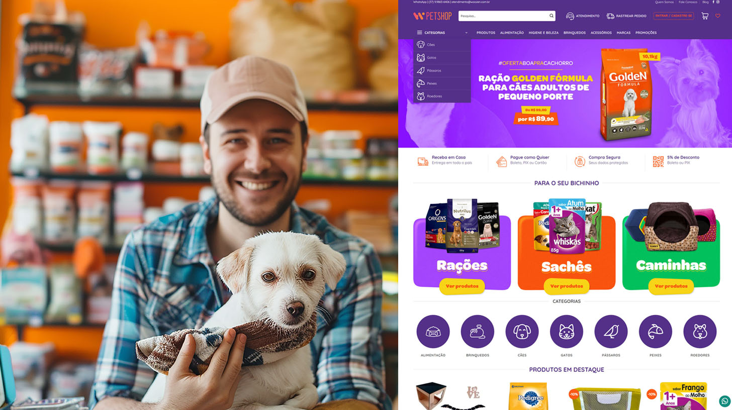 Loja Virtual para PetShop: Como Transformar seu Negócio com nossa plataforma de Vendas Online