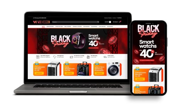Loja Virtual Pronta Estilo Vision para Shopify