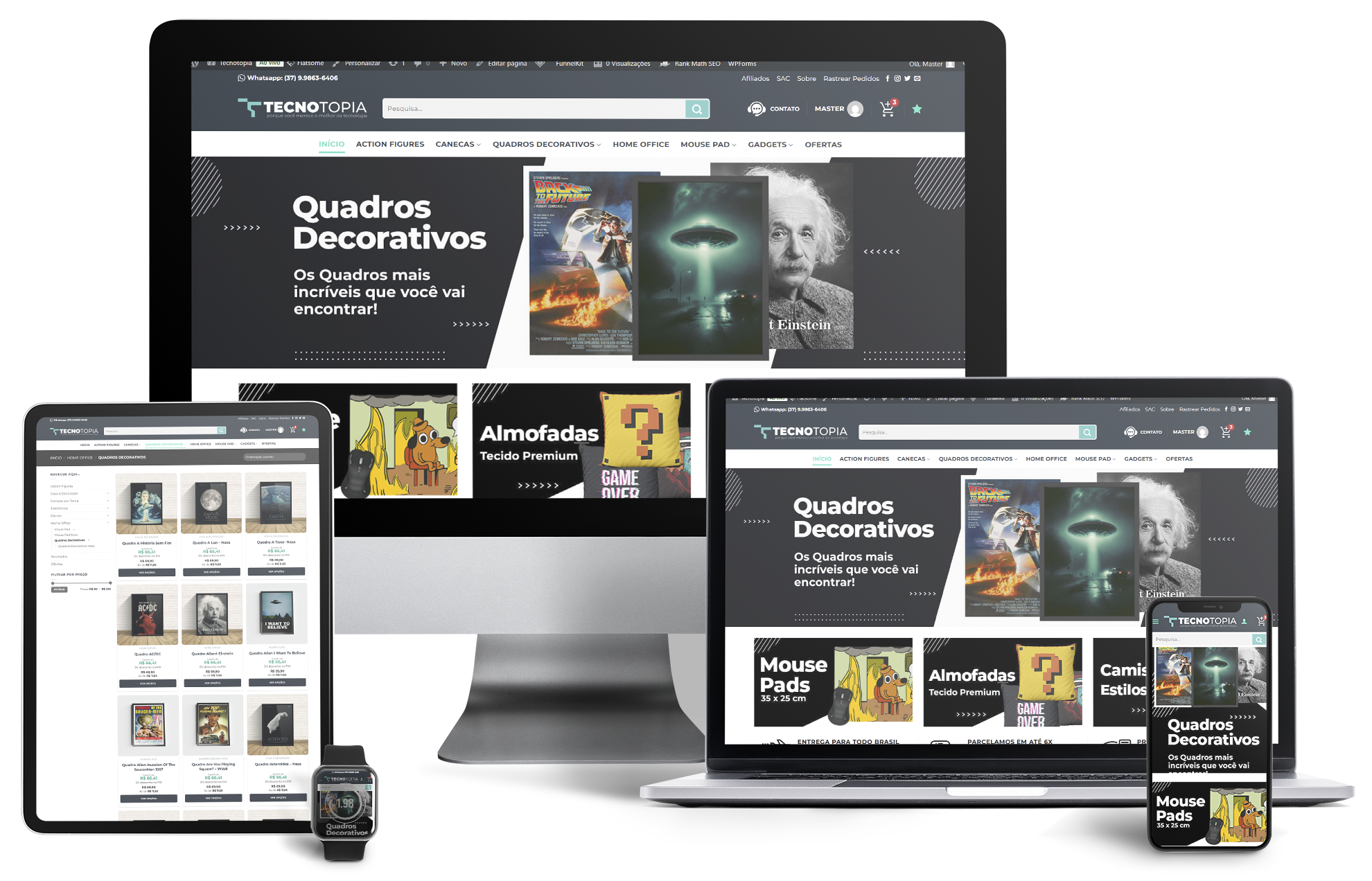 Site de Vendas: Como Criar o Seu e Começar a Vender Online Rapidamente 2 Tecnotopia mockup