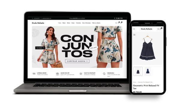 Loja Virtual Pronta de Moda Feminina para Shopify