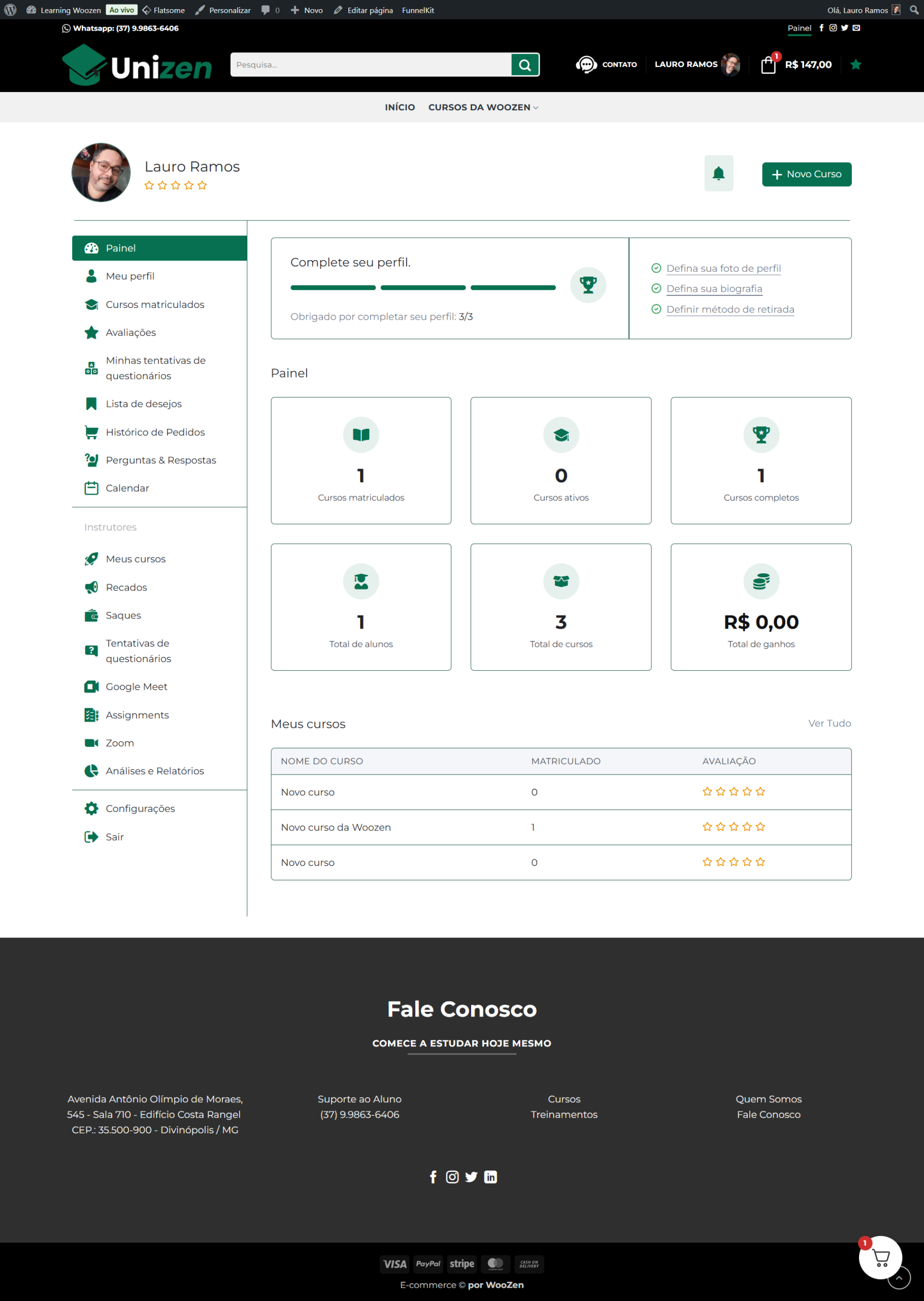 Sistema de Cursos Online Personalizado Pronto: Crie, Monetize e Cresça! 4 Sistema de Cursos Online Personalizado Pronto: Crie, Monetize e Cresça!